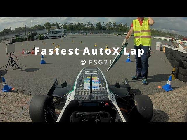 Fastest AutoX Lap | Formula Student Germany 2021 | GreenTeam Uni Stuttgart