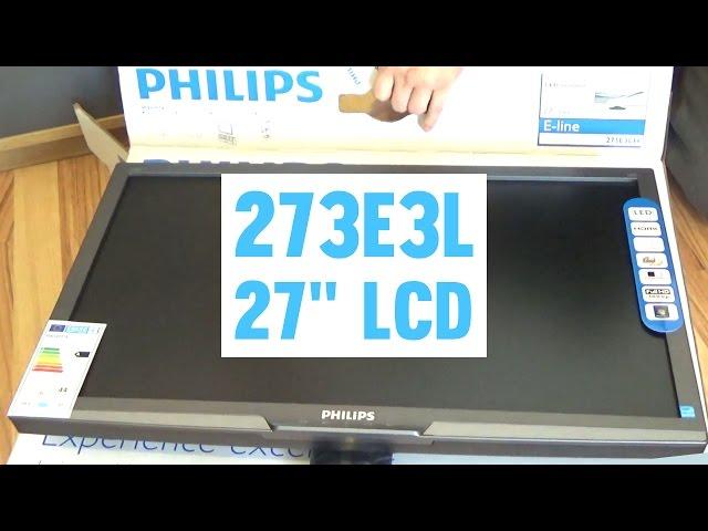 Philips E-Line 273E3LHSB/00 27'' LCD-Screen Unboxing