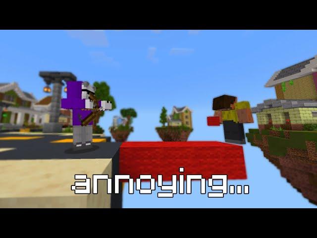 Being the Most ANNOYING Bedwars Player... (Minecraft Hive Bedrock)
