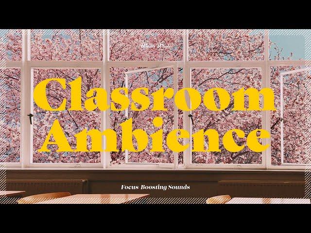 Classroom Ambience Sounds for Study, Focus | 학교 백색소음, 공부