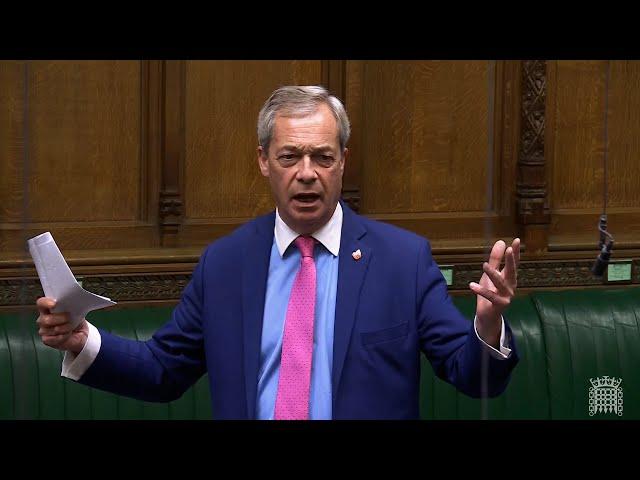 Farage responds to Labour's Budget.