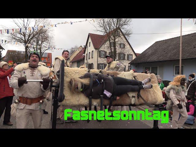 Fasnet, Umzug in Eglingen, Fasnetsonntag