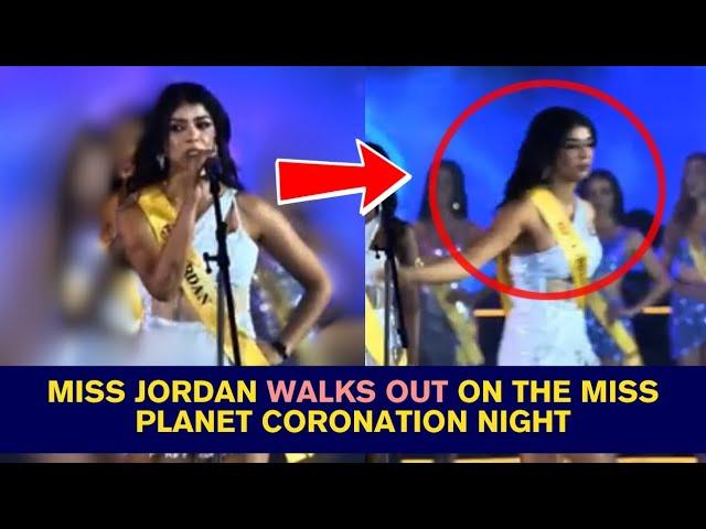 Miss Jordan Walks Out on Miss Planet 2024 Coronation Night! She said she only See Racism!