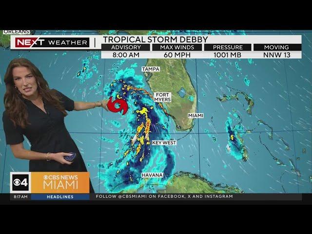 South Florida 8 a.m. Weather Forecast 8/4/2024