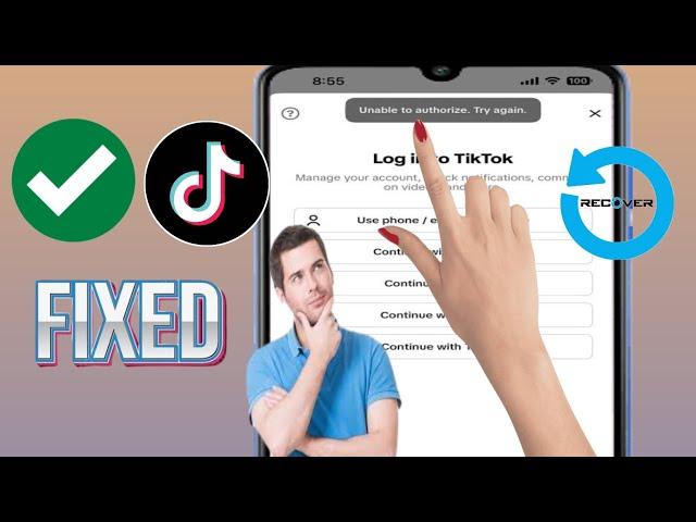 Jak naprawić TikTok Nie można autoryzować Spróbuj ponownie Problem | Błąd logowania TikTok