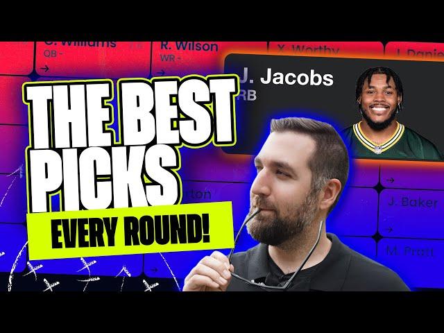 The BEST Picks in EVERY ROUND of Your Fantasy Draft - Fantasy Football Draft Advice