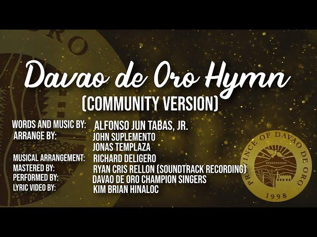 Davao de Oro Hymn (Community Version)