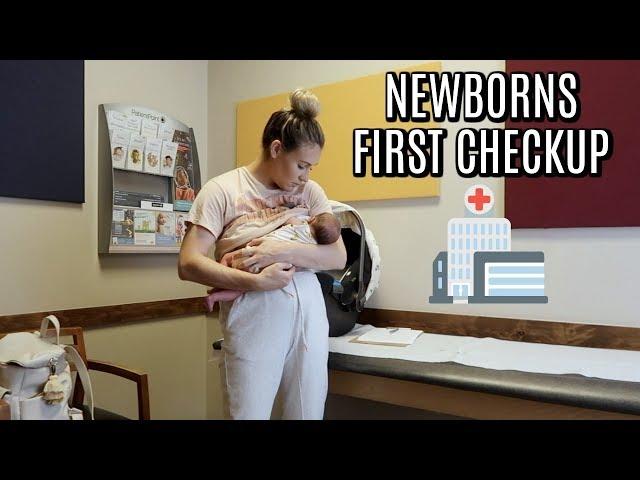 NEWBORNS FIRST DOCTOR VISIT | DAY IN THE LIFE WITH A NEWBORN | Tara Henderson