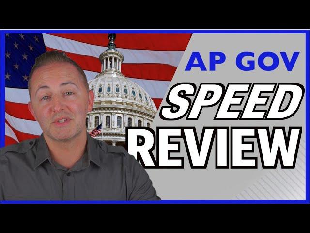 AP Gov Speed Review | Everything You NEED in 14 Minutes