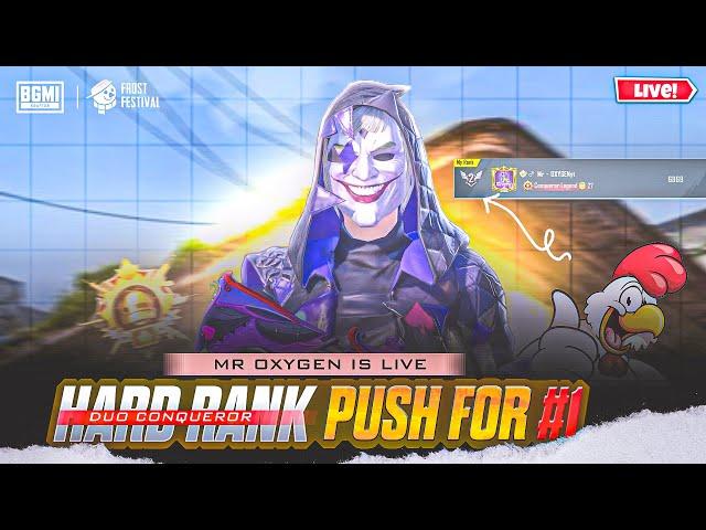  RANK- #15 IN DUO LEADERBOARD #TOP1 SOON | BGMI DUO LIVE RANK PUSH | CONQUEROR RANK PUSH TIPS