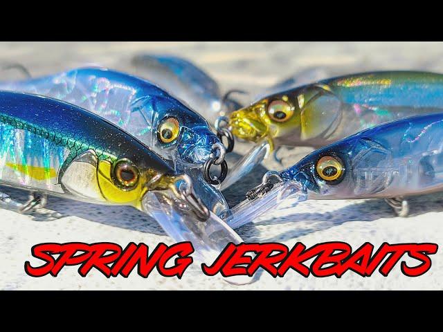 Jerkbait and Fluke Fishing Tricks For Spring Bass Fishing!