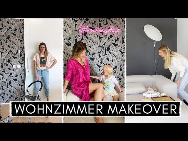 Wohnzimmer Make-Over - was sich bei uns verändert hat...Teppich, Stühle, Tapete & viel DIY Deko