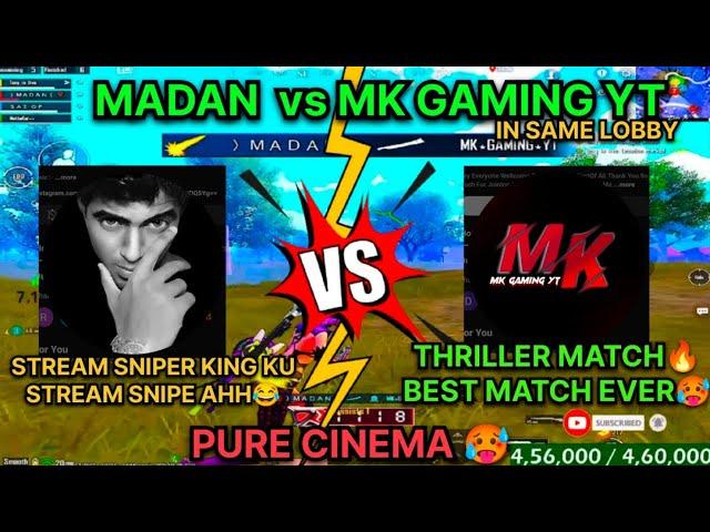 MADAN vs MK GAMING || PURE CINEMA MATCH || THRILLED MATCH EVER|| #madan #madanop #bgmi