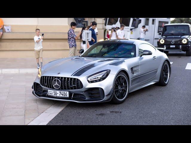 Mercedes AMG GT R Pro with Custom Exhaust - LOUD V8 Noises !