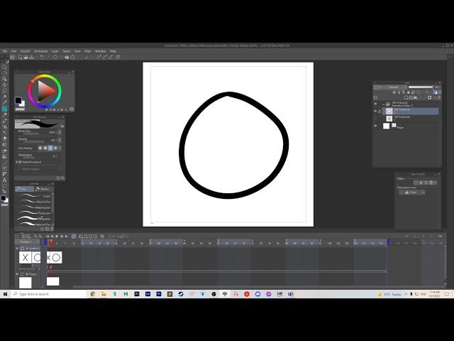 Clip Studio Paint - Duplicate Animation Cel - Separate Editing