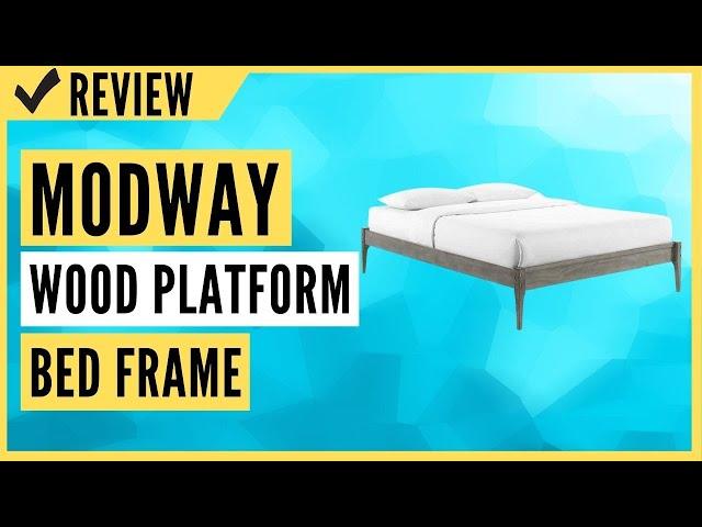 Modway Wood Platform Bed Frame Review