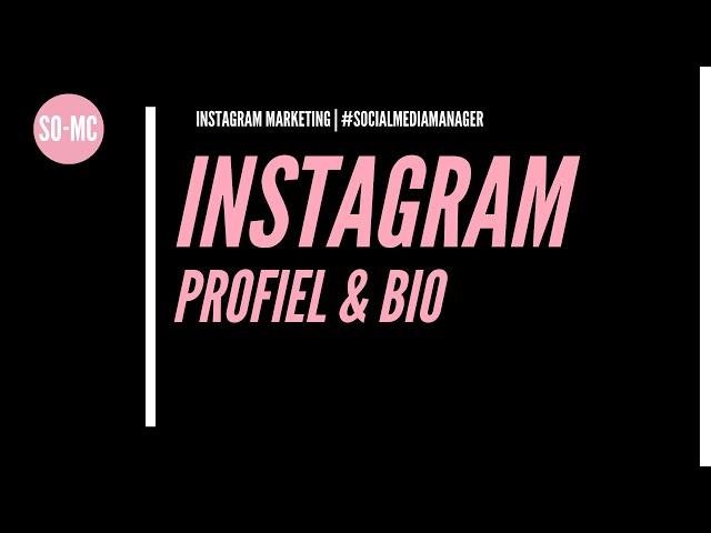 Module 3. Instagram Profiel & Biografie | GRATIS Instagram Cursus 