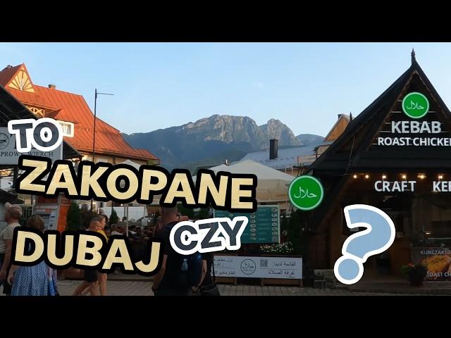 Zakopane Krupówkiwakacyjni  turyści, fala ARABÓW na legendarnym deptaku. 2024.07.14