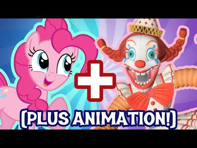 FNAF Jackie + Pinkie Pie (Speedpaint with Animation!)[Secret of the Mimic]