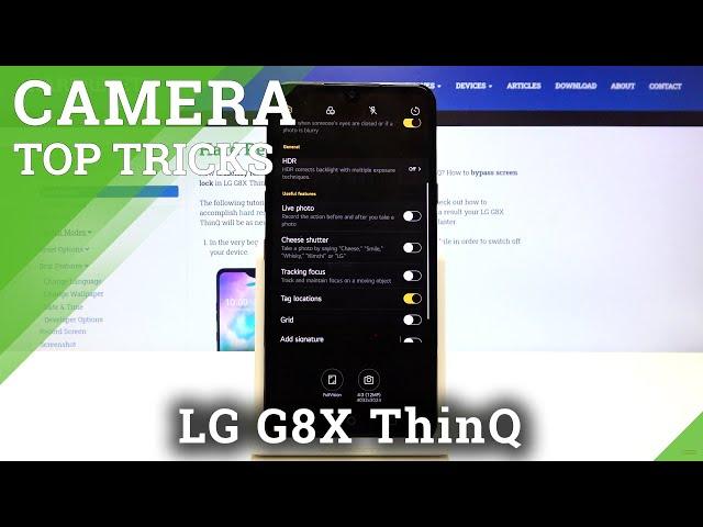 LG G8X ThinQ Camera Top Tricks