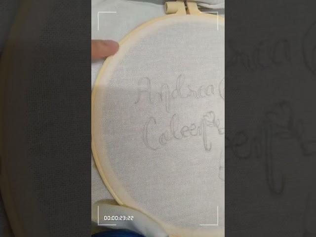 Name embroidery patern ( for Andrea Coleen)