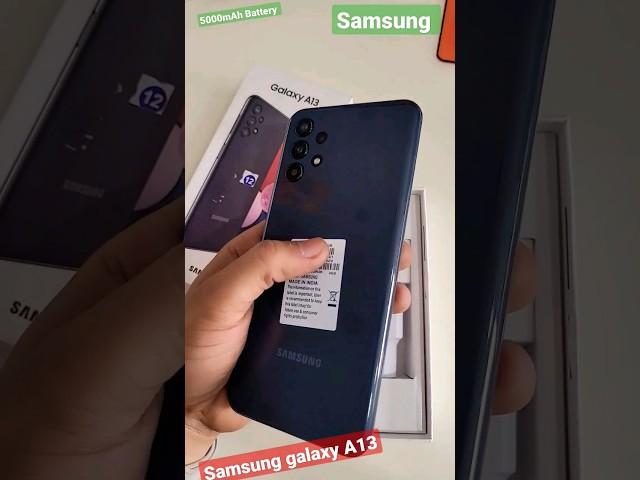 Samsung galaxy A13 unboxing and look #shorts