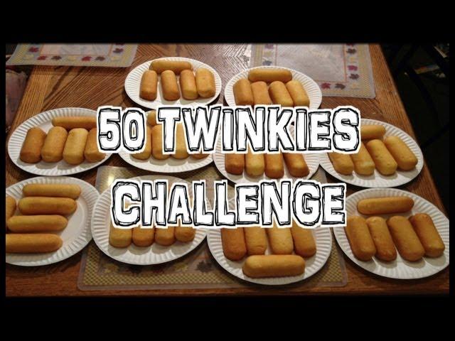 50 Twinkies Challenge - Hostess Greatest Comeback in History | FreakEating Vs The World 6