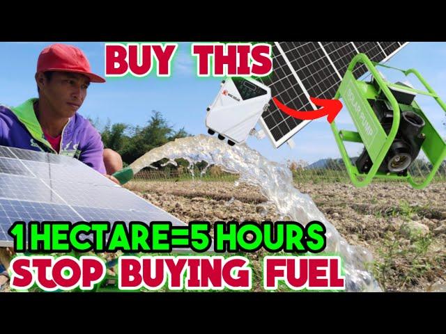 USE SOLAR PUMP 1 HECTARE FOR 5 HOURS SA PAGPATUBIG NG GULAYAN AT PALAYAN| SULIT NA UNLIMITED PA