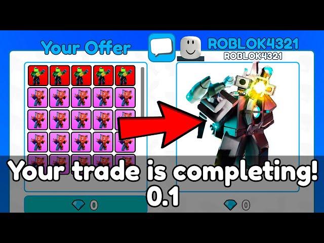  I TRADE MY ALL INVENTORY FOR NEW ASTRO TITAN CAMERAMAN! | Toilet Tower Defense