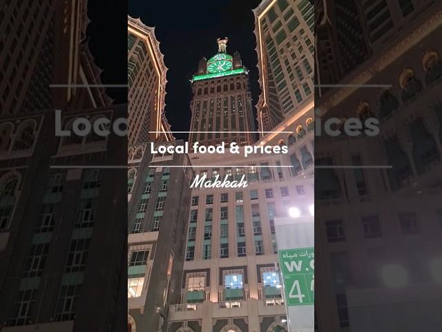 Eating at Local Makkah food places & Prices! #makkah #umrah