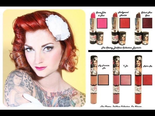 Bomber Betty Vintage Makeup Tutorial Part 3: Some Like It Hot Pink CHERRY DOLLFACE