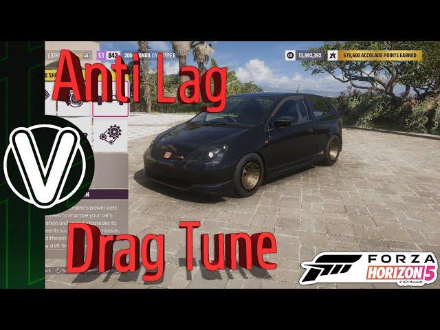 Forza Horizon 5 | HONDA CIVIC TYPE R Drag Build *AWD* (Forza Horizon 5 Guides)