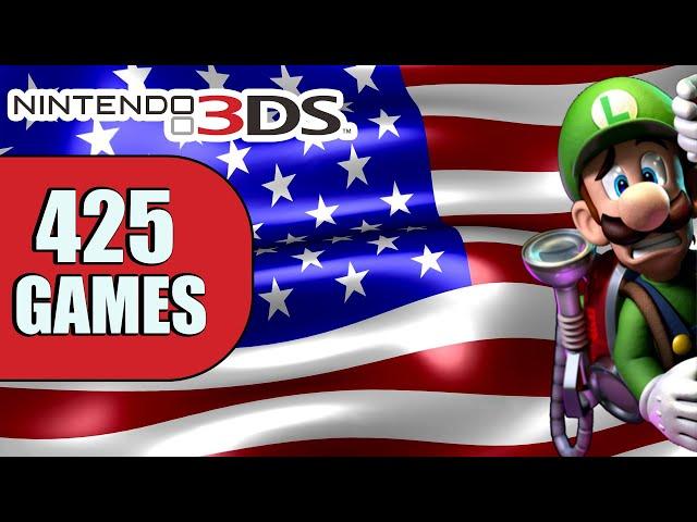 The Nintendo 3DS Project - 425 N3DS USA Games (Retail)