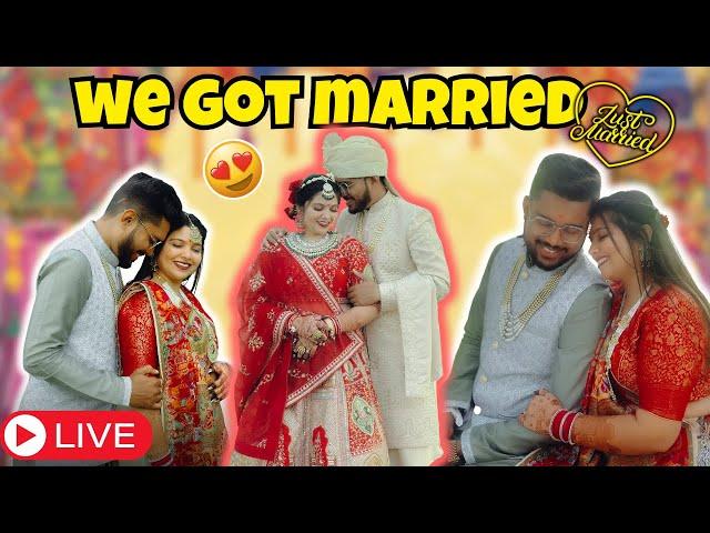 We Got Married ️ #viralipatel #vlog #minivlog #live