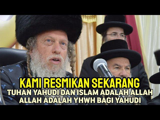 AKHIRNYA YAHUDI JUJUR BAHWA YHWH ADALAH ALLAH.. KRISTEN MENCREET GA TUH?? 