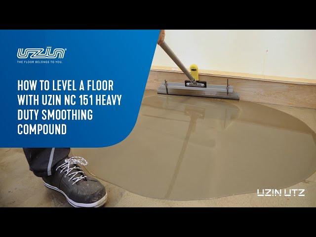 How to level a floor with UZIN NC 151 Heavy Duty Smoothing Compound