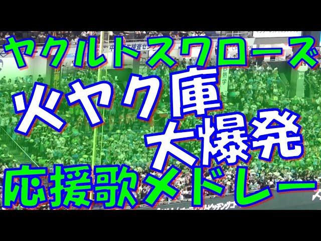 【火ヤク庫大爆発～マダックス達成！】 ヤクルトスワローズ 応援歌 & チャンステーマメドレー｜vs 読売巨人 2024.04.29