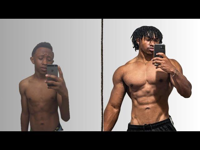 My 4 year Natural body transformation skinny to Aesthetic | 14-18 | |  BESTAN