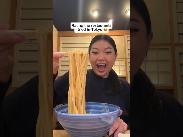 Rating restaurants I tried in Tokyo 