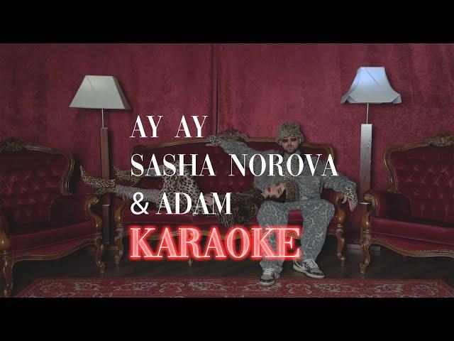 ADAM & SASHA NOROVA - Ау Ау (KARAOKE)