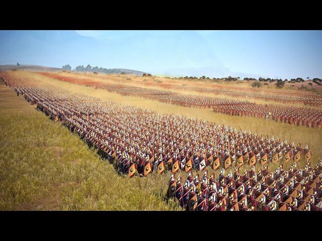 Caesars Romans Vs Pompey's Romans: Battle of Pharsalus 48 BC | Cinematic