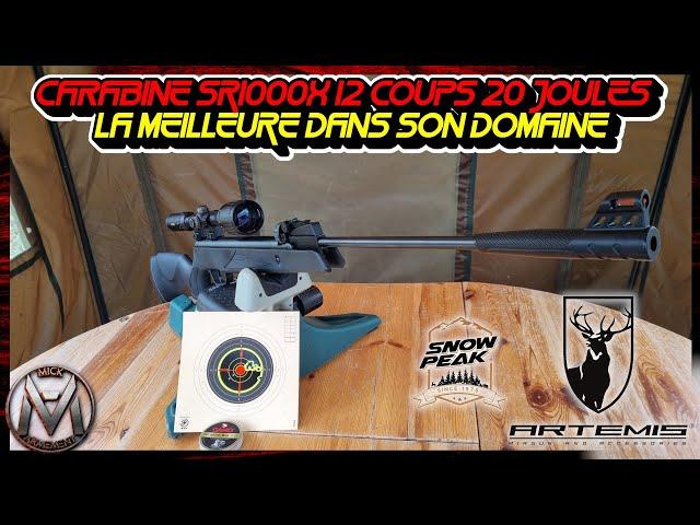 Carabine SR1000X SNOWPEAK 12 Coups 4.5 mm Nouveauté 2023 !