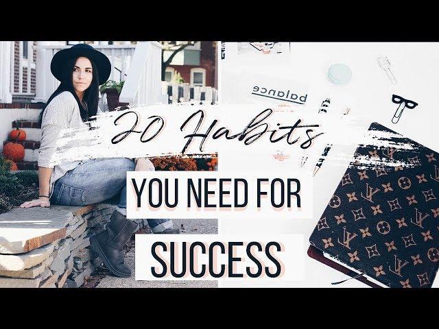 20 Habits Of Successful People | Achieving Your Goals Like BOSS BABE!