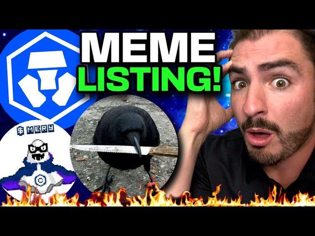 NEW Crow With Knife Exchange Listing! (CRO Coin News) Top Cronos Meme Coins MOVING!