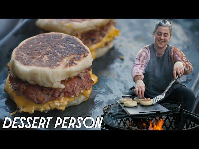 Claire Saffitz's Epic Breakfast Sandwich: Homemade Sausage & English Muffins | Dessert Person