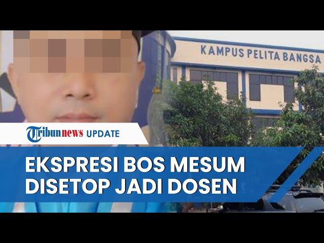 EKSPRESI BOS MESUM yang Ajak Karyawan Staycation Sekaligus Dosen Saat Diberhentikan Sementara