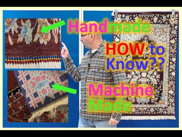 Machine-Made Carpets VS. Handmade Rugs - TIPS 4 Buyers on how to tell the difference