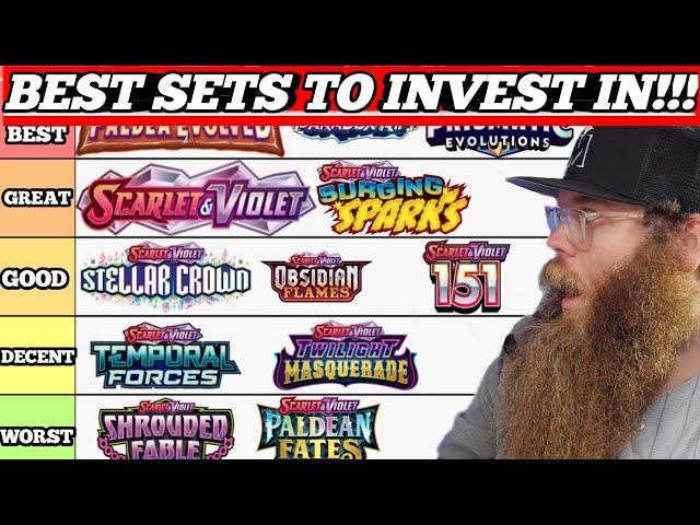 Best Pokémon Sets To Invest In!!! RANKING ALL S&V SETS!