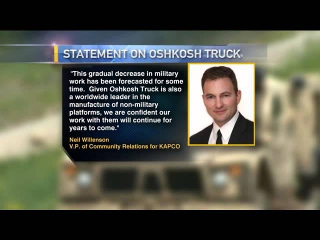 Oshkosh Corp. to lay off 900 workers