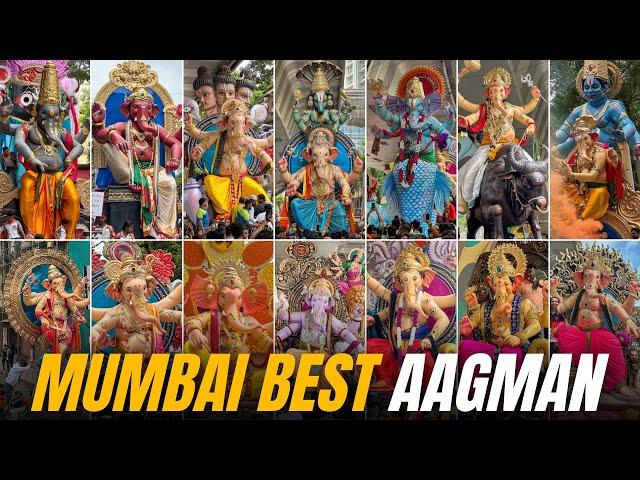 Mumbai's Best Maha Aagman Sohala 2024 ️ |  Arrival Of Lord Ganesha In Mumbai